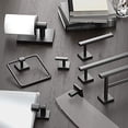 thumbnail image 4 of Gatco 4052MX Elevate Bathroom Towel Ring Holder, Matte Black, 4 of 5