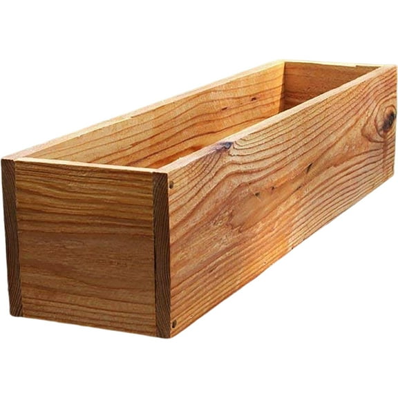 Wooden Flower Planter Rustic Wood Flower Pot Gardening Succulent Pot Wood Planter Box