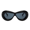 thumbnail image 4 of Oversized Thick Frame Sunglasses Sun Glasses Eyewear Trendy Women Salvador anteojos de mujer, 4 of 10