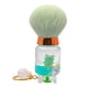 thumbnail image 2 of Brocha para polvos Brochas multiusos Brocha de maquillaje redonda con llavero Profesional Verde, 2 of 9