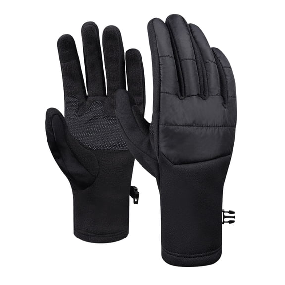 Men Winter Riding Gloves Fleece insulation Windproof Warm Gloves for Cycling Motorcycles Outdoor Cold Weather