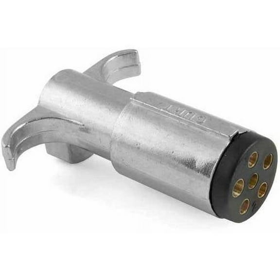 CURT 58081 Trailer-Side 6-Pin Round Wiring Harness Plug