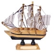 thumbnail image 5 of Ounissouiy Barco Adornos Recipiente Manualidades Náutico Figurita de Modelo color mezclado 2piezas Ounissouiy CBP056763, 5 of 5