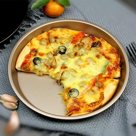 

HULKLIFE 8 In Round Carbon Steel Pizza Plate Cake Mold Bakeware