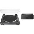 thumbnail image 3 of Audio-Technica AT-LP60XSPBT Automatic Wireless Turntable and Speaker System, Black Bundle with Deco Gear 12" Turntable Platter Mat, Vinyl Record Cleaning Fluid System with Brush and Microfiber Cloth, 3 of 11