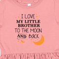thumbnail image 4 of Inktastic I Love My Little Brother to the Moon and Back Girls Toddler Dress, 4 of 5