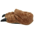 thumbnail image 3 of Slumberzzz Mens Monster Claw Plush 3D Slippers, 3 of 6