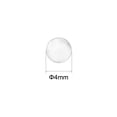thumbnail image 2 of Unique Bargains 4mm Solid Round Clear Glass Ball Boiling Stones Soda Lime Glass Beads 500 Pack, 2 of 4