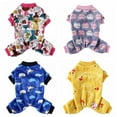 thumbnail image 2 of EIMELI Pet Autumn Winter Costume Soft Comfortable Lovely One-piece Pants for Small Medium Dogs Multicolor L, 2 of 6