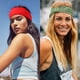 thumbnail image 5 of Paquete de 4 diademas anchas para mujer, bandas elásticas antideslizantes estilo bohemio para el cabello, para yoga, entrenamiento, correr, sudar, accesorios para el cabello, 5 of 5