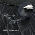 thumbnail image 4 of Gymax Black Waterproof Pet Front Seat Cover For Cars Nonslip Rubber Backing w/ Anchor, 4 of 10