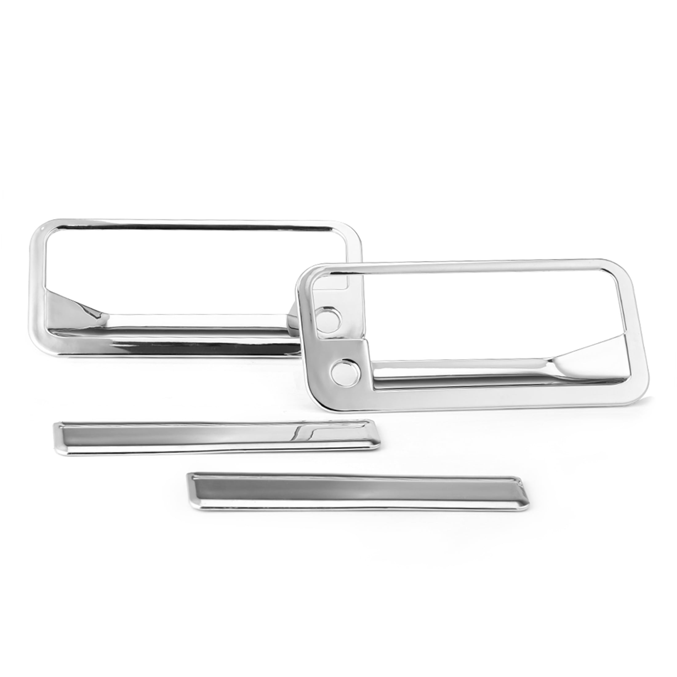 Chrome Front Outer Exterior Outside Door Handle Pair Set for Chevy GMC Truck