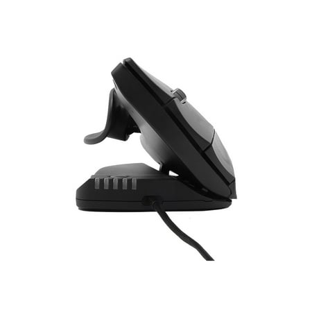 Contour Design - Unimouse Ergonomic Wired Mouse for Left-Handed - Black