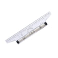 thumbnail image 1 of Youkk Rolling Parallel Ruler Universal Angle Parallels Scroll Lightweight Drawing Measuring Protractor Circular Template 30cm 1Set, 1 of 6