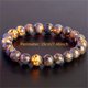 thumbnail image 4 of Pulsera de piedra para hombre y mujer con cuentas de lava natural, elástica, hecha a mano, que aumenta la energía, para uso diario, 4 of 7