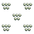 thumbnail image 1 of Guardoinrt 5piece Realistic Float Foam Lotuses Low Maintenance And Easy Cleaning Wide Application Eco-friendly Artificial Lotus milky white 5Set, 1 of 6