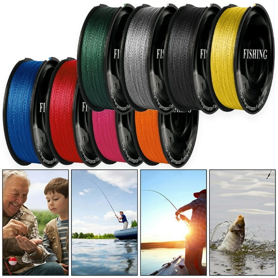 SPRING PARK 100m 4 Weave Super Strong Braided Fishing Line Rope Fish Tackle Tool PE Braided Sea Fishing Line