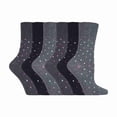 thumbnail image 1 of Gentle Grip - 6 Pairs Ladies Gentle Grip Non Elastic Socks, 1 of 2