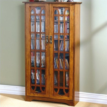 Oak Stereo Cabinet - Pemberly Row 48