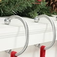 thumbnail image 4 of Haute Decor MantleClip®Chic Stocking Holder, Package Quantity: 4 Pack, Color: Silver, 4 of 5