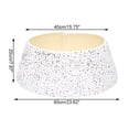 thumbnail image 3 of Christmas Tree Skirt Christmas Tree Collar Glitter Christmas Tree Base Cover Christmas Tree Ring Decorative for Holiday Home Party Decor Ornaments -Gold, 3 of 7