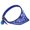 Blue, variant on Walbest Dog Cat Triangular Bandage Bib Neckerchief Adjustable Leather Collar Scarf with Bell for Puppy Kitten