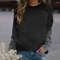 thumbnail image 2 of Mingw Womems Colored Tees Sweatshirts Crew Neck Long Sleeve Fall Tunic Top, 2 of 5
