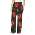 thumbnail image 3 of Daiia Tomatoes1 Women's Sleep Pant with Pockets and Drawstring,Pajama Pants-XX-Large, 3 of 9