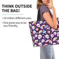 thumbnail image 2 of Disketp Skull colorful mushroom rainbow Bolsa Tote Estampada para Mujer, Bolso de Hombro y de Mano para Compras y Viajes, 2 of 8