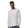 thumbnail image 5 of Gildan Unisex Ultra Cotton Long Sleeve T-Shirt, Bulk Pack of 3 Durable Rib Cuffs Ash Tee, S, 5 of 5