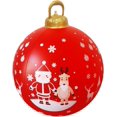 thumbnail image 2 of Venta de bolas inflables de Navidad, 60 cm, grandes, para exteriores, de PVC, para Navidad, inflables gigantes, reutilizables, muñecos de nieve de Papá Noel, para decoración de jardín y patio de Navid, 2 of 5