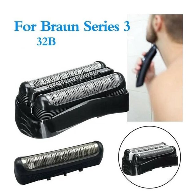 For 3 32B Shaver Replacement Foil Head Cutter Shaver Head,Black Electric Shaver