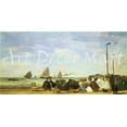 thumbnail image 1 of The Beach At Trouville - CANVAS OR FINE PRINT WALL ART, 1 of 1