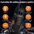 thumbnail image 4 of Lostrain Radios de Comunicacion, Walkie-Talkies Inal&aacute;mbricos 16 Canales Altavoces con Micr&oacute;fono,Intercomunicador Profesional Impermeable con Led,Ahorro de Energ&iacute;a para, 4 of 7