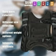 thumbnail image 2 of Ataucjin Weighted Vest for Men Women, 12 16 20 25 30 Lbs Weights , Workout Equipment Strength Training Weight Vest for Training Workout, Jogging, Cardio, Walking, 2 of 6