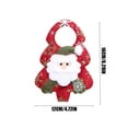 thumbnail image 3 of Luoshdecor Christmas Door Hanger Decorations, Cute Plush Santa Snowman Elk Holiday Doorknob Ornament for Home Hotel Bedroom Door Decor 6.3 in, 3 of 7