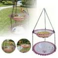 thumbnail image 3 of Hanging Bird Bath Plastic Bird Bath Plate Hanging Tray For Outdoors Deer Feeders for Yard Keyword Hummingbird Feeder Glass, 3 of 6
