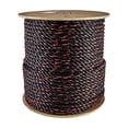 thumbnail image 1 of SGT KNOTS California Truck Rope - Twisted Polypropylene Rope for Cargo Straps, Boating and More (3/4" x 100ft, Black and Orange), 1 of 4