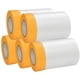 thumbnail image 1 of 5 rollos de cinta adhesiva de 55 cm y 20 m, cinta protectora adhesiva de tela con lona protectora de plástico, cinta adhesiva impermeable, película protectora para muebles, 1 of 5