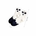 thumbnail image 3 of Meltox Womens Halloween Fuzzy Crew Socks Mid Calf Coral Fleece Plush Soft Indoor Lounge Socks For Autumn Winter White One Size, 3 of 6
