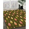 thumbnail image 2 of Ahgly Company Indoor Rectangle Patterned Bakers Brown Area Rugs, 5' x 8', 2 of 6