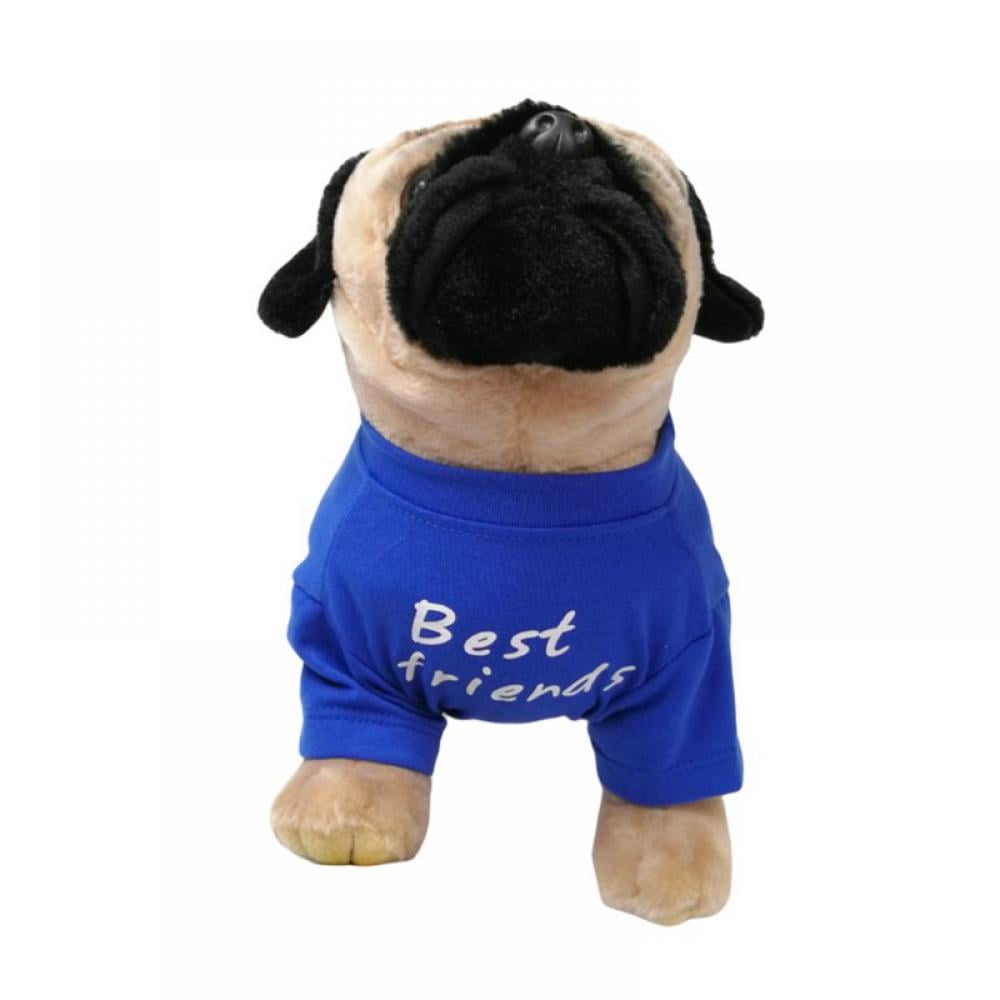 Pet Dog Cat Clothes Tee Shirts Breathable Best Friends Print T-Shirt