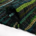 thumbnail image 2 of KLAVATE Striped Rag Rug Hand Woven & Reversible for Living Room Chindi Rug, 2 of 5