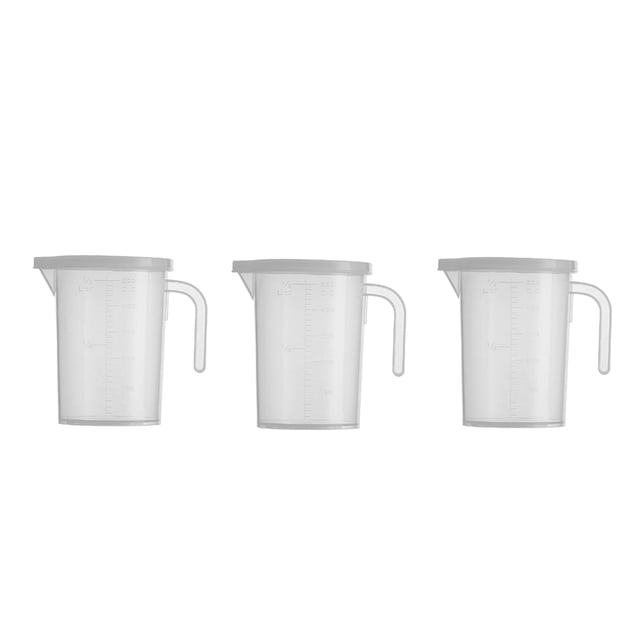 Juego De Vasos Graduados De Taza Medidora De Báscula Líquida De Cocina Transparente 500ml Sunnimix Medidor de medición de la escala de la cocina