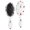 White Christmas Tree Pattern, variant on White Christmas Tree Pattern Brush, Detangling Hair Brush,Air Cushion Hair Comb, Round Tip Bristles Gifts for Wet Dry Hair Styling