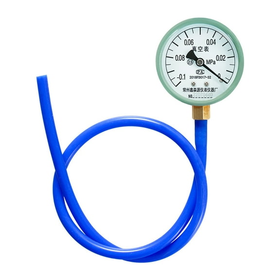 ZYHARUKO Vacuum Pressure Gauges -0.1-0MPa 60mm Clear Dials Vacuum Gauges,M14x15 Thread Connection for Car Truck