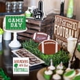 thumbnail image 3 of LINMOUA Football Decor Farmhouses Football Tiered Tray Decorations, 3 of 8