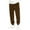 Brown, variant on Men's Casual Pants Male Autumn And Winter Heavy Corduroy Thickened Solid Color Trousers Black 3XL