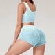 thumbnail image 5 of Conjunto de pijama de terciopelo de doble cara para mujer, para casa, invierno, 1 camiseta + 1 pantalón, camiseta y pantalón de poliéster., 5 of 6
