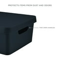thumbnail image 5 of Simplify Medium Vinto Storage Box with Lid in Charcoal, 5 of 5